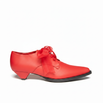 Red Coven Lace-Up side profile