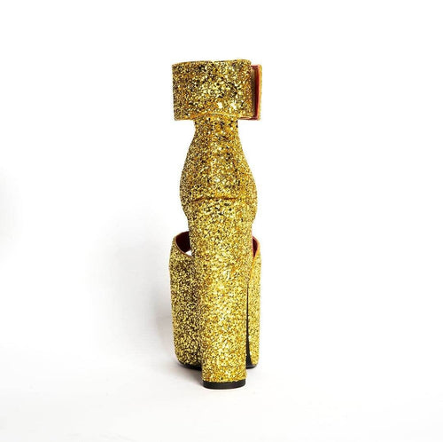 Destroyer Mega Platform - Gold - Von D Shoes